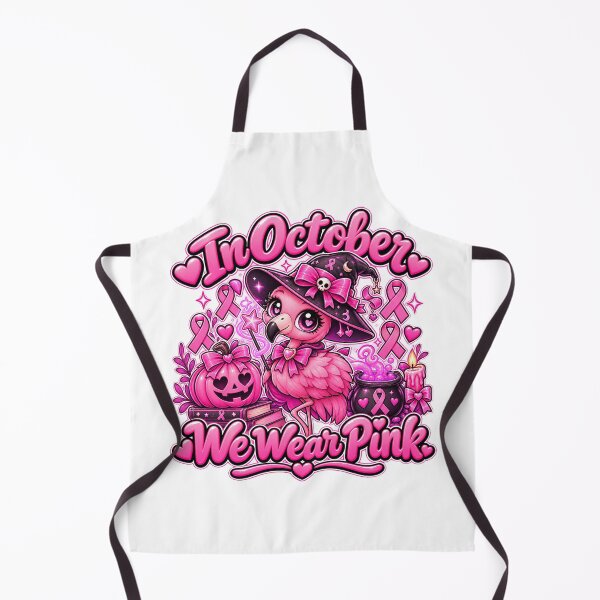 Item preview, Breast Cancer Flamingo October We Wear Pink designed and sold by QuiteOrbit.