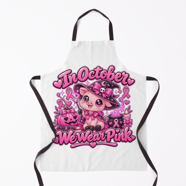 Item preview, Cute Pink Pig Warrior Breast Cancer Design designed and sold by QuiteOrbit.