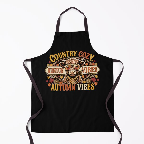 Item preview, Country Cow Autumn Vibes Funny Highland Cow Fall Lover designed and sold by ArcaneArtistry.