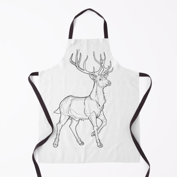 Item preview, Majestic Deer Wildlife Sketch Art designed and sold by HunzikerArt.