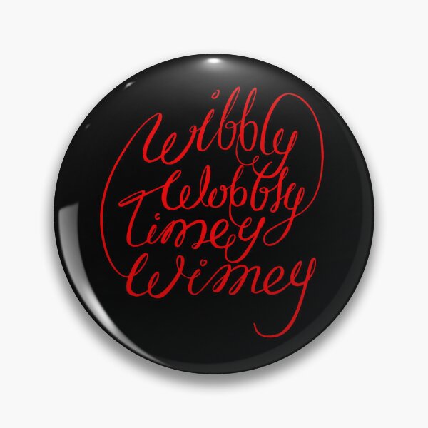 Item preview, Wibbly Wobbly Timey Wimey Doctor Who Quote Quote Art designed and sold by dikamanyun.