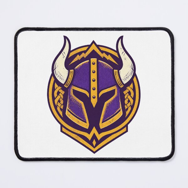 Item preview, Minnesota Vikings Inspired Football Helmet Design designed and sold by slowhandsnot tt.