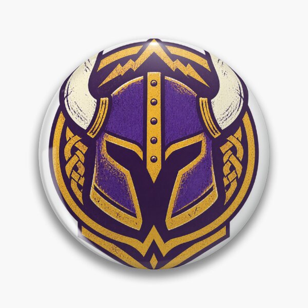 Item preview, Minnesota Vikings Inspired Football Helmet Design designed and sold by slowhandsnot tt.
