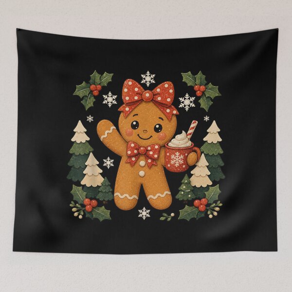Item preview, Cute Gingerbread Christmas Snow Xmas Gifts for Men Women designed and sold by SuziLope.