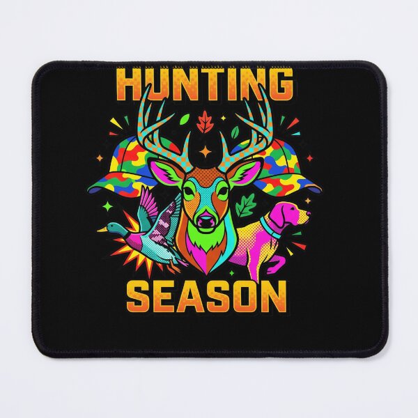 Item preview, Hunting Season Colorful Deer Duck Dog Retro Wildlife Design designed and sold by ArcaneArtistry.