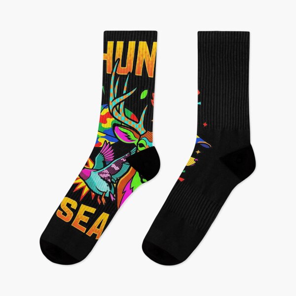 Item preview, Hunting Season Colorful Deer Duck Dog Retro Wildlife Design designed and sold by ArcaneArtistry.