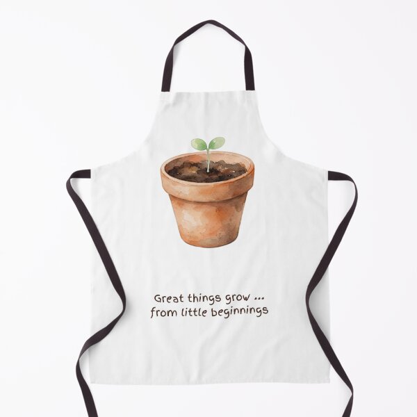 Item preview, Great Things Grow From Little Beginnings Watercolour Plant Pot designed and sold by made by Golightly x.