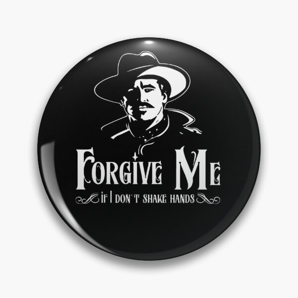 Item preview, Doc Holiday Forgive Me If I Don'T Shake Hands T-Shirt designed and sold by cas5i2di.