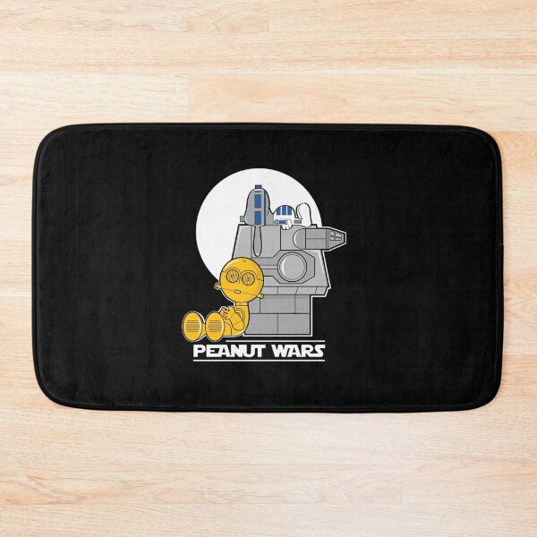 Item preview, Peanut Wars Snoopy R2D2 and C3PO Peanuts Star Wars Mashup designed and sold by MillieRhodes.