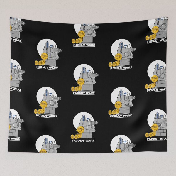 Item preview, Peanut Wars Snoopy R2D2 and C3PO Peanuts Star Wars Mashup designed and sold by MillieRhodes.