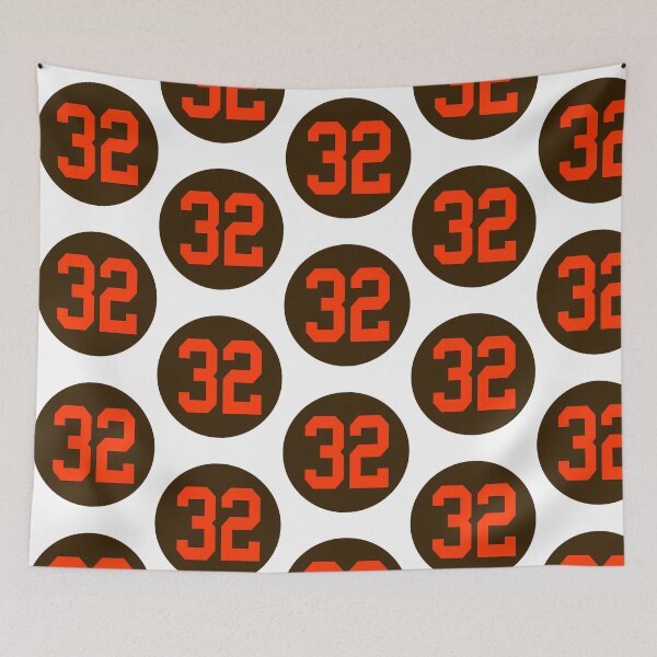 Item preview, Jim Brown Number 32 Jersey Cleveland Browns Inspired designed and sold by JCaliHandCra.