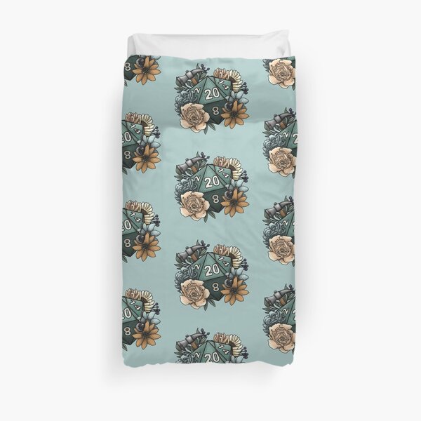 Cleric Class D20 - Tabletop Gaming Dice Duvet Cover