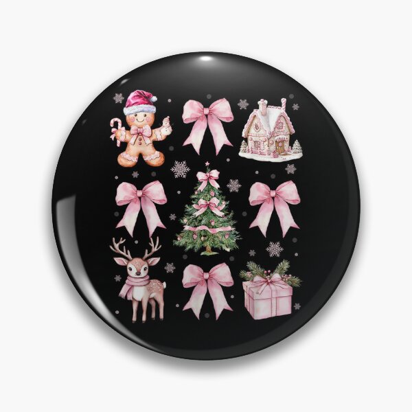Item preview, Women Coquette Bow Gingerbread Christmas Tree Reindeer Girls designed and sold by SuziLope.