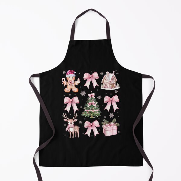 Item preview, Women Coquette Bow Gingerbread Christmas Tree Reindeer Girls designed and sold by SuziLope.