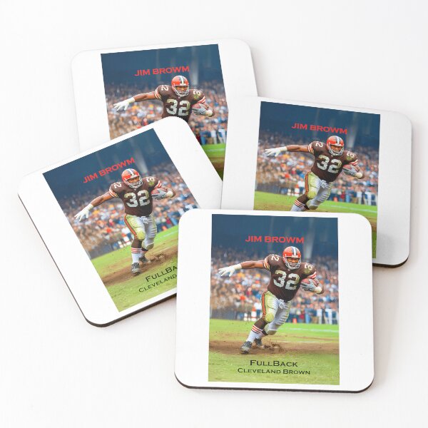 Item preview, Jim Brown - Wall Art - Fb For The Cleveland Brown - 12312 Rushingyards designed and sold by JCaliHandCra.