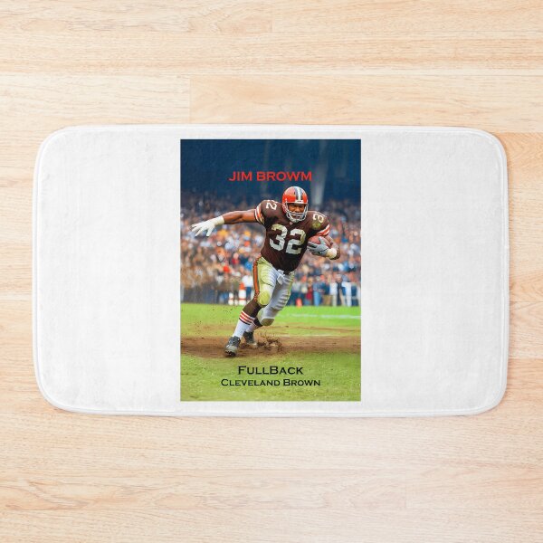 Item preview, Jim Brown - Wall Art - Fb For The Cleveland Brown - 12312 Rushingyards designed and sold by JCaliHandCra.