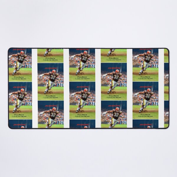 Item preview, Jim Brown - Wall Art - Fb For The Cleveland Brown - 12312 Rushingyards designed and sold by JCaliHandCra.