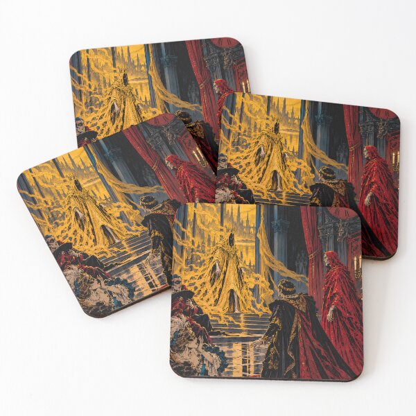 Item preview, The King in Yellow Arrives at the Masque of the Red Death designed and sold by Extravanganzza.
