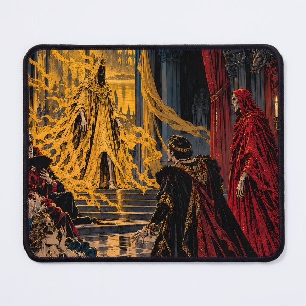 Item preview, The King in Yellow Arrives at the Masque of the Red Death designed and sold by Extravanganzza.