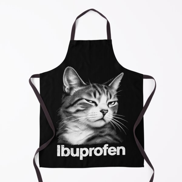 Item preview, Ibuprofen Funny Cat Meme designed and sold by gordonbwyashop.