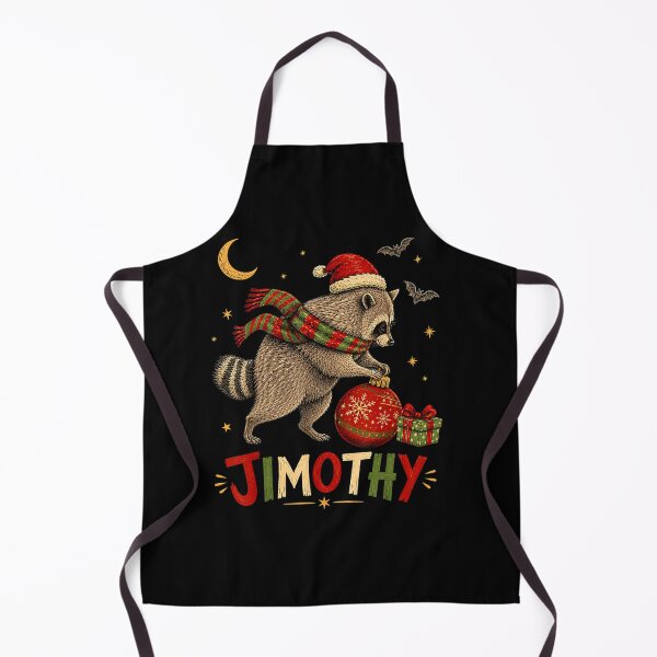 Item preview, Jimothy Christmas Funny Santa Raccoon Seattle Trash Panda designed and sold by RenettaFunky.