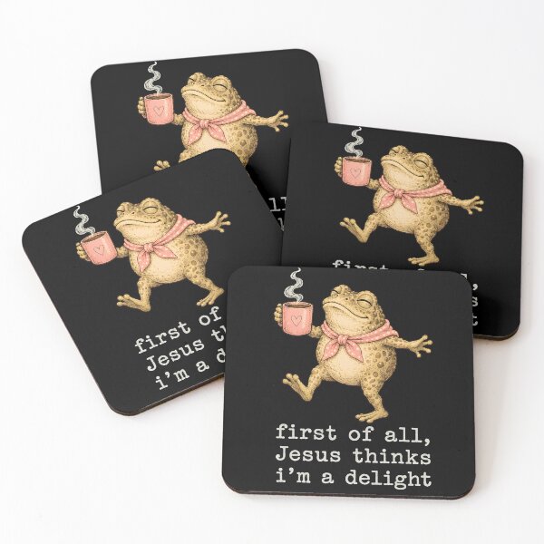 Item preview, First Of All Jesus Thinks I'm A Delight Funny Frog Christian Humor designed and sold by WilfRedokry-21.