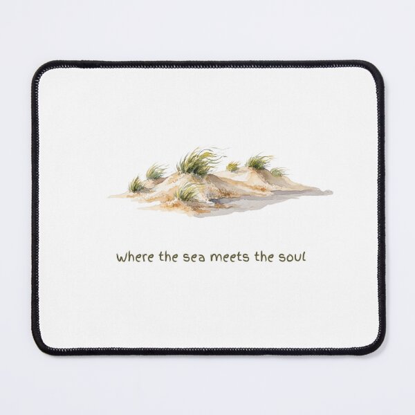 Item preview, Where The Sea Meets The Soul Watercolour Sand Dunes designed and sold by made by Golightly x.