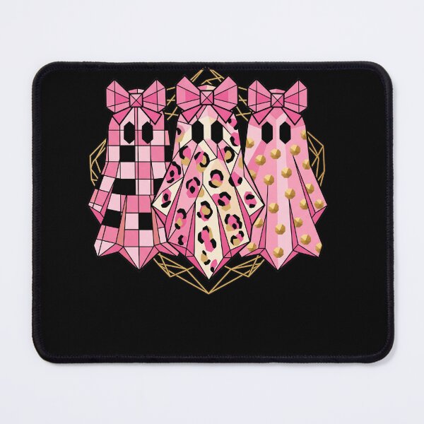 Item preview, Pink Leopard Bow Fashion Trio Geometric Glamour Art designed and sold by ArcaneArtistry.