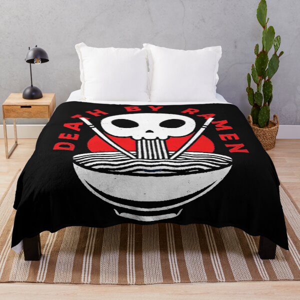 Item preview, Death By Ramen Skull Japanese Noodles Funny Vintage designed and sold by Fatherday.