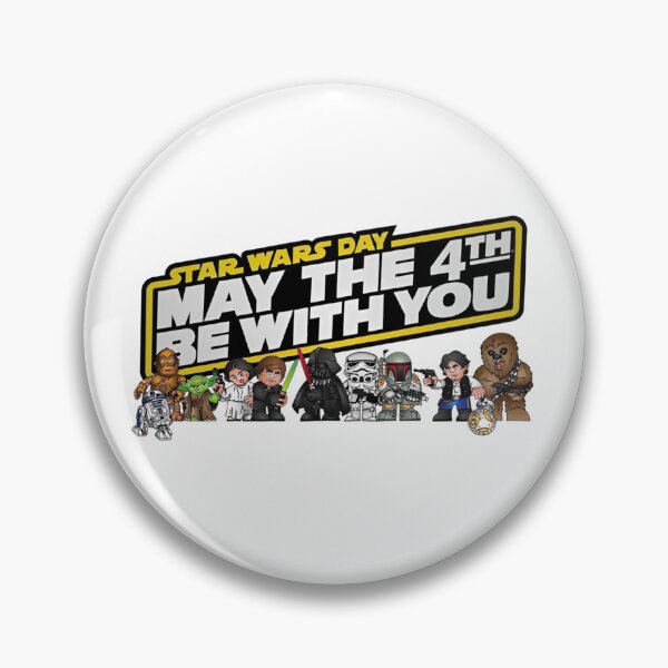 Item preview, Star Wars Day May The 4th Be With You Chibi Characters designed and sold by MillieRhodes.