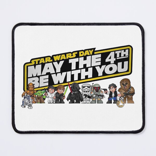 Item preview, Star Wars Day May The 4th Be With You Chibi Characters designed and sold by MillieRhodes.