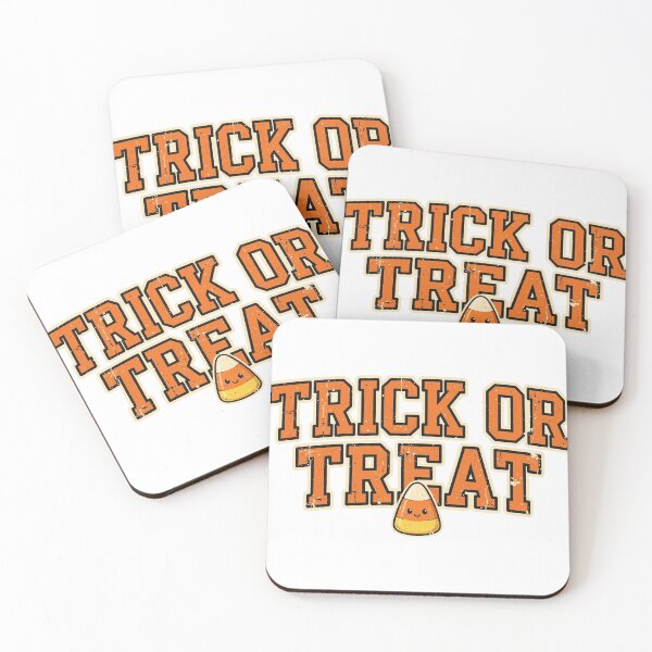 Item preview, Trick or Treat Varsity Shirt — Retro Halloween Tee designed and sold by unthinkabletees.