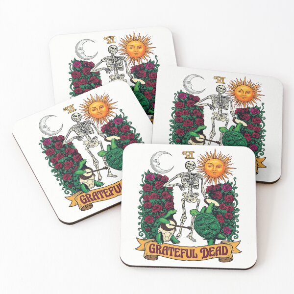Item preview, Grateful Dead Skeleton Roses Banner designed and sold by YansPrint.