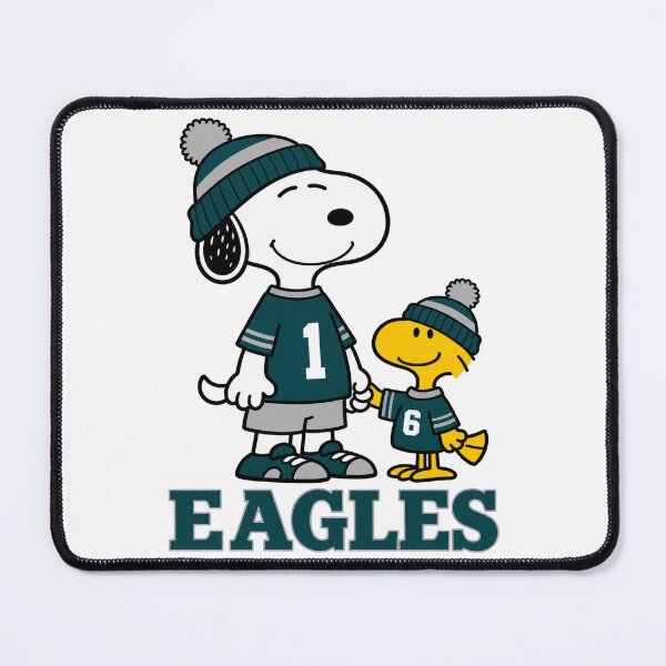 Item preview, Snoopy and Woodstock Philadelphia Eagles Retro Football Design designed and sold by 37Shop.