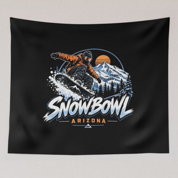 Item preview, Snowbowl Ski Resort Arizona  designed and sold by TheEndDesign.