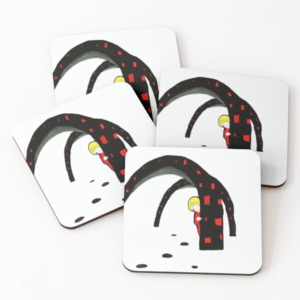 Item preview, Little Girl Peeking Behind Black Structure designed and sold by pon-pon-55.