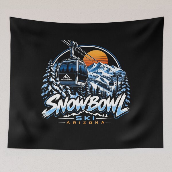 Item preview, Snowbowl Ski Resort Arizona  designed and sold by TheEndDesign.