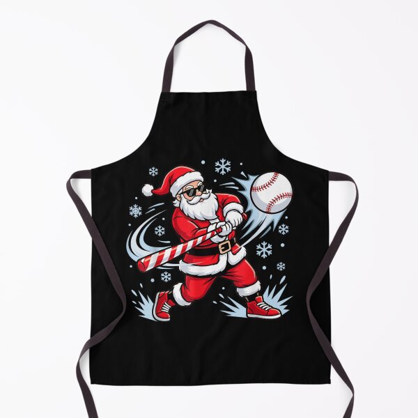 Item preview, Funny Baseball Santa Christmas Claus Ballplayer Winter Game designed and sold by RenettaFunky.