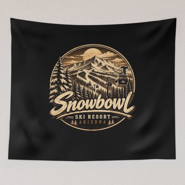 Item preview, Snowbowl Ski Resort Arizona  designed and sold by TheEndDesign.