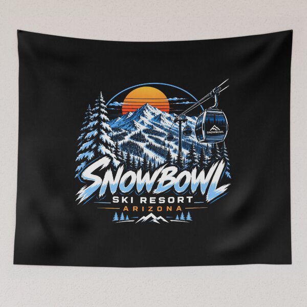 Item preview, Snowbowl Ski Resort Arizona  designed and sold by TheEndDesign.
