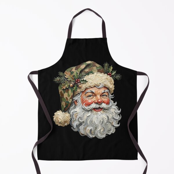 Item preview, Vintage Camo Santa Face Camouflage Christmas Xmas Camo Retro designed and sold by RenettaFunky.