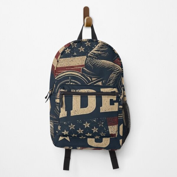 Item preview, Ride Free USA Vintage Motorcycle Flag designed and sold by Avenuse style.