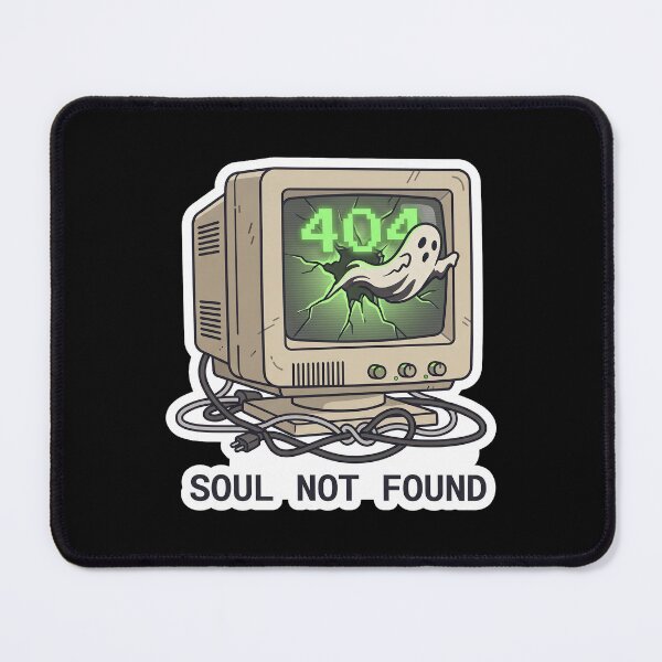Item preview, Soul Not Found — Retro CRT Ghost Tech Humor designed and sold by TheCalmEdit.