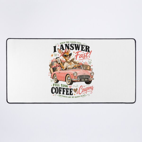 Item preview, Deal Diva - Full Tank of Coffee & Coupons Shopping Humor designed and sold by BumbleBloom7.
