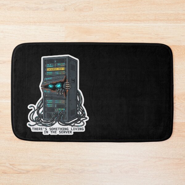 Item preview, Something Living in the Server — Sysadmin Humor designed and sold by TheCalmEdit.
