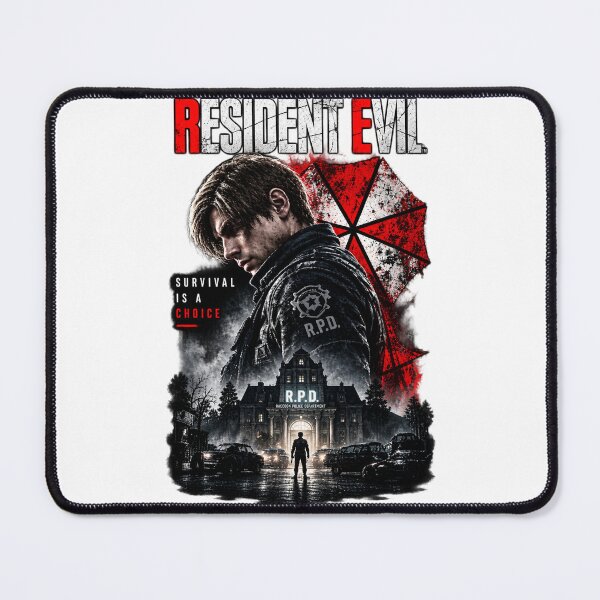Item preview, Resident Evil Inspired Survival Is a Choice Design - Remake Edition designed and sold by ANUP DAS.