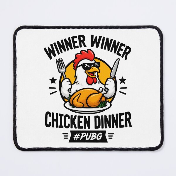 Item preview, Winner Winner Chicken Dinner Gaming Inspired Design for Victory Celebration designed and sold by MirDemirDemirer.