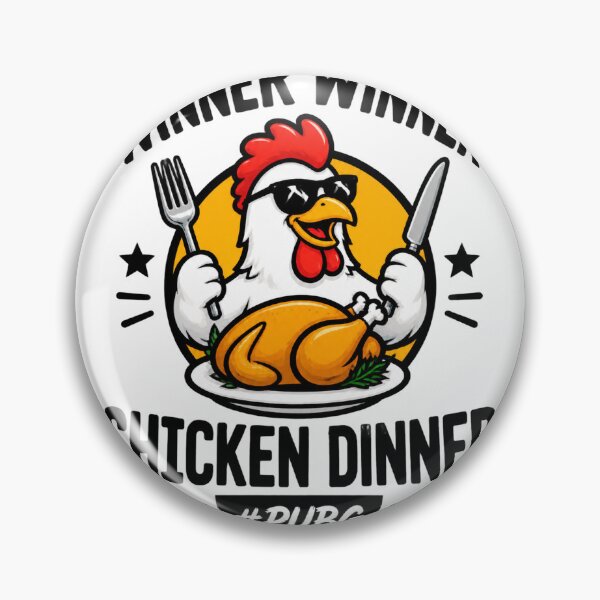 Item preview, Winner Winner Chicken Dinner Gaming Inspired Design for Victory Celebration designed and sold by MirDemirDemirer.