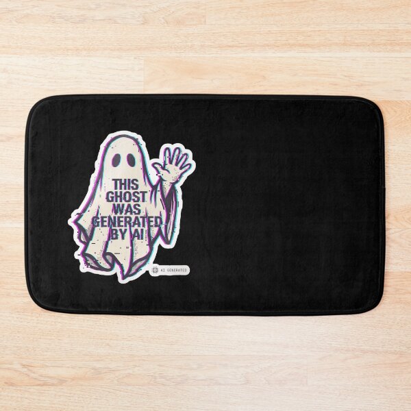 Item preview, This Ghost Was Generated by AI — Glitch Ghost Art designed and sold by TheCalmEdit.