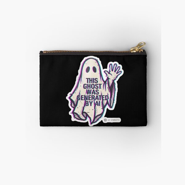 Item preview, This Ghost Was Generated by AI — Glitch Ghost Art designed and sold by TheCalmEdit.
